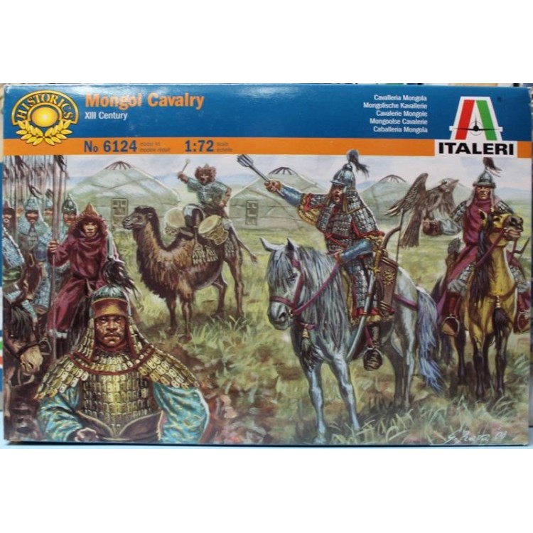 Italeri 6124 Mongol Cavalry Mongolische Kavallerie Modellbau Figuren 1/72 V-62