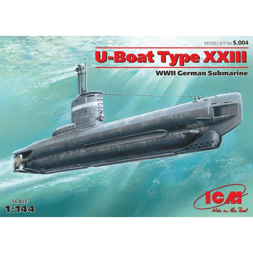 1/144 ICM U-Boot type XXIII WWII German submarine S004 