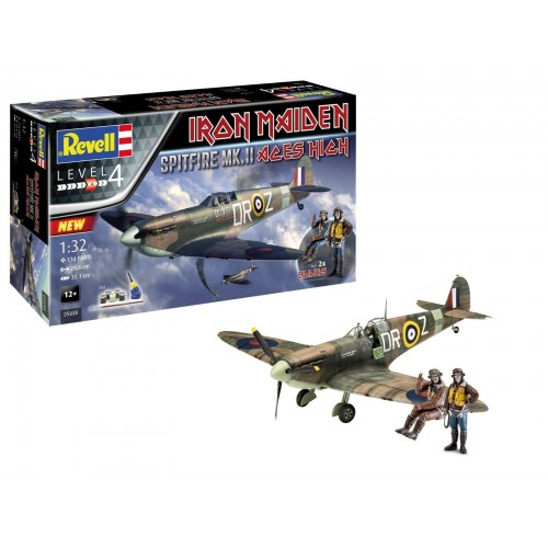 1/32 Revell Spitfire Mk II Aces High Iron Maiden Fighter 5688