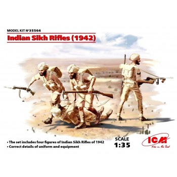 1/35 ICM Indian Sikh Rifles (1942) 35564 