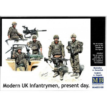 1/35 Master Box Modern UK Infantrymen, Present Day, Figures 35180