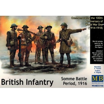 1/35 MasterBox British Infantry Somme Battle Period 1916 MB35146