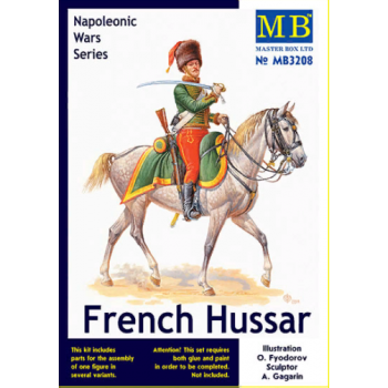 1/32 MasterBox French Hussar Napoleonic Wars era 3208