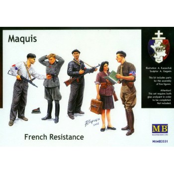 1/35 Master Box WWII Maquis French Resistance 3551