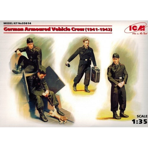 1/35 ICM German Armoured Vehicle Crew 1941-1942 35614