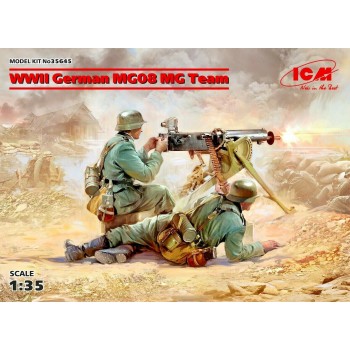 1/35 ICM German machine gun calculation with MG08, World War II 35645