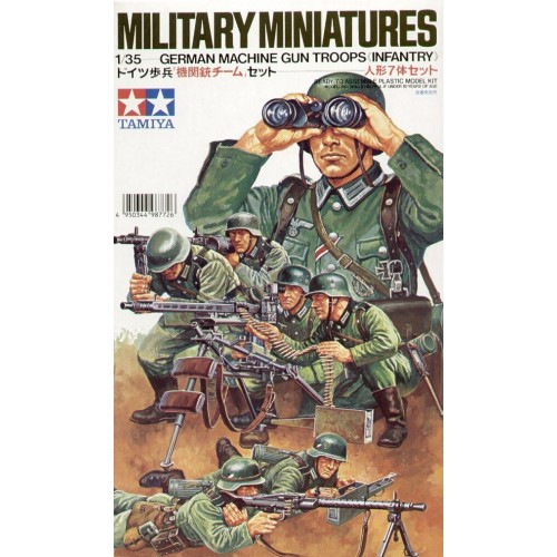 1/35 Tamiya German Machine Gun Troops Infantry WWII 35038