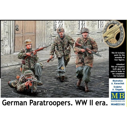 1/35 Master Box German Paratroopers. WWII 35145