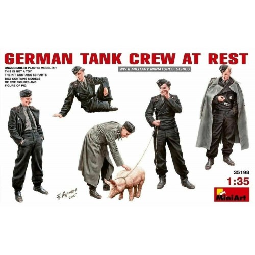 1/35 MiniArt German Tank Crew At Rest 35198
