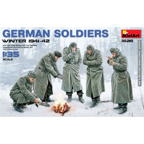 1/35 MiniArt  German Soldiers (Winter 1941-42) - 5 figures 35218