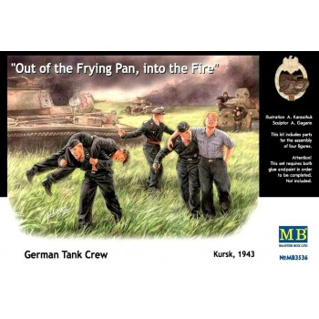 1/35 Master Box 3536 German Tank Crew, Kursk, 1943 3536