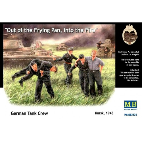 1/35 Master Box 3536 German Tank Crew, Kursk, 1943 3536