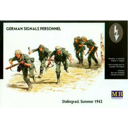 1/35 MasterBox WWII German Signals Personnel 1942 3540
