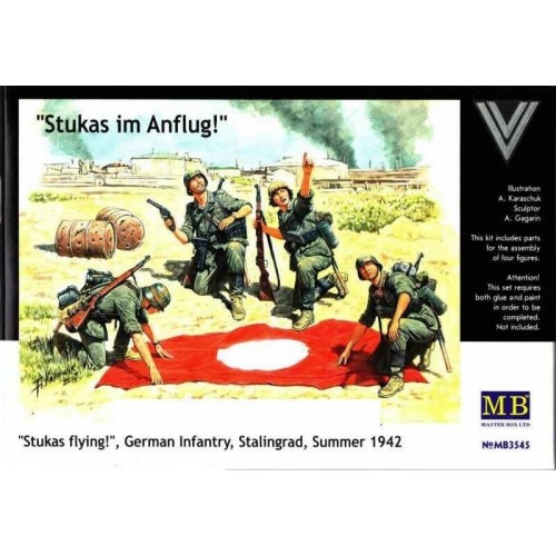 1/35 MasterBox"Stukas Im Anflug!" German Infan Stalingrad 1942 3545