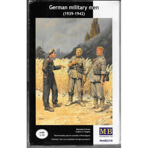 1/35 MasterBox  German military men (1939-1942) - 3 figures MB3510