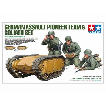 1/35 Tamiya German Assault Pioneer Team & Goliath Set 35357