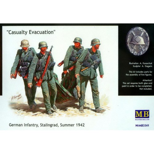 1/35 MasterBox Casualty German Infantry 1942  3541