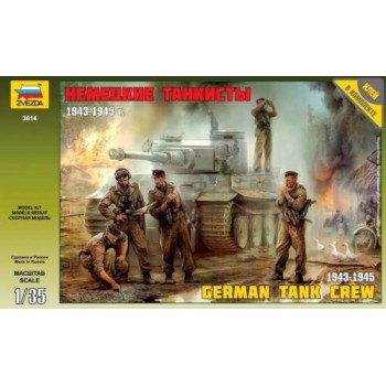 1/35 Zvezda German Tank Crew (1943-1945) 3614