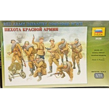 1/35 Zvezda Red ARMY WWII Soldiers 3526
