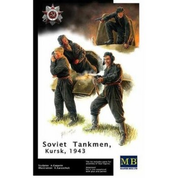 1/35 MasterBox Russian Tank Crew, Kursk, 1943  3532