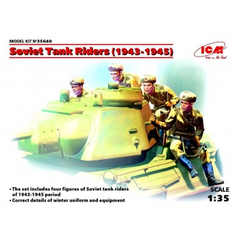 1/35 ICM Soviet Tank Riders (1943-1945) 35640