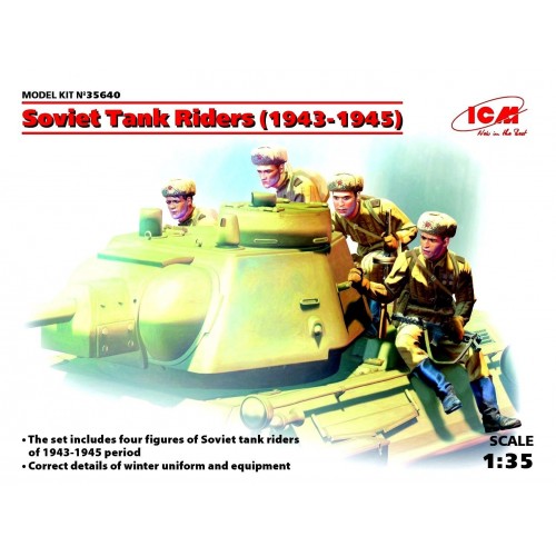 1/35 ICM Soviet Tank Riders (1943-1945) 35640