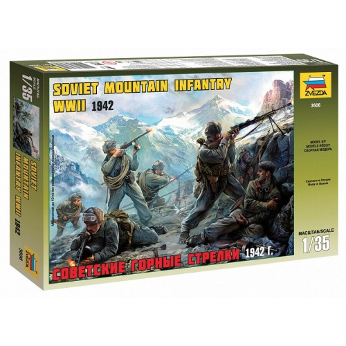 1/35 Zvezda Soviet Mountain Infantry 1942 WW II 3606