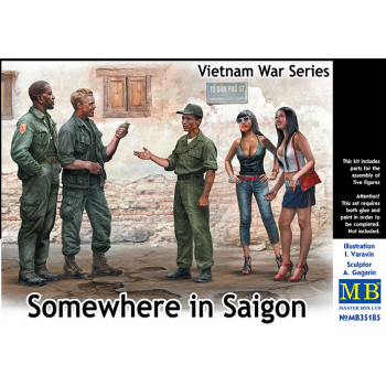 1/35 MasterBox Somewhere in Saigon, Vietnam War Series - 5 figures MB35185