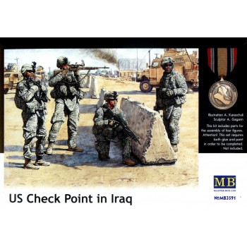 1/35 Master Box US Check Point in Iraq, Figures 3591
