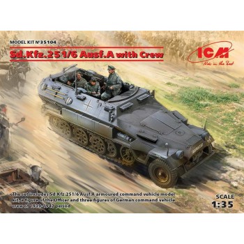 1/35 ICM Sd.Kfz.251/6 Ausf.A w/Crew 35104