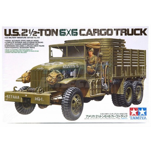 1/35 Tamiya U.S. 2,5 Ton 6X6 Cargo Truck 35218