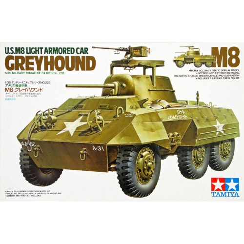 1/35 Tamiya  U.S. M8 Light Armored Car Greyhound - 1 figure 35228