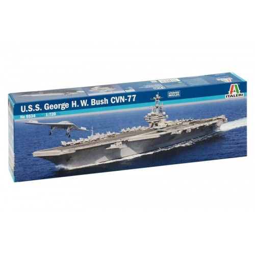 1/720 Italeri U.S.S. GEORGE H.W. BUSH CVN 77  5534