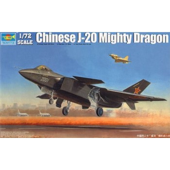 1/72 Trumpeter Chengdu J-20 Chinese Mighty Dragon Fighter 01663