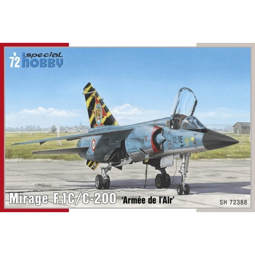 1/72 SPECIAL HOBBY  Mirage F.1C/C-200 "Armée de I´Air" 72388