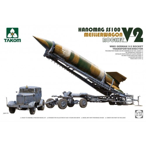 1/72 Takom Models Hanomag 100 with Meillerwagen & V-2 Rocket 5001