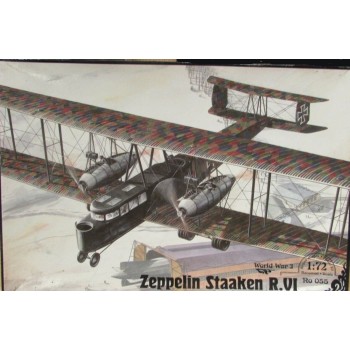 1/72 Roden  Zeppelin Staaken R VI (Schutte-Lanz Built R27/16) WWI BiPlane R055