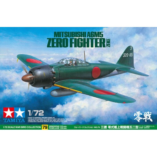 1/72 Tamiya  Mitsubishi A6M5 Zero Fighter Type 52 Zeke 60779
