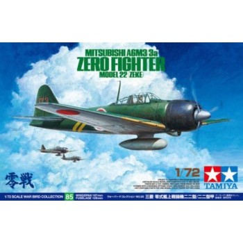 1/72 Tamiya Mitsubishi A6M3/3A Zero Fighter Model 22 60785