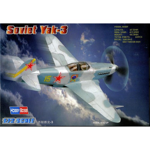 1/72 Hobbyboss Yak-3 80255