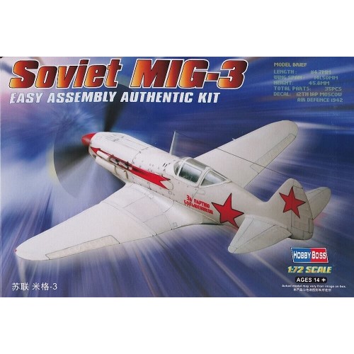 1/72 Hobbyboss Soviet MiG-3 80229