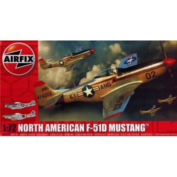 1/72 Airfix North American F-51D Mustang 02047A 