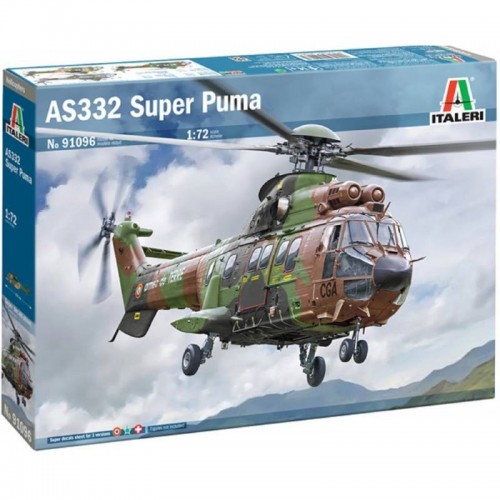 1/72 Italeri French Helicopter AS332 Super Puma 91096 