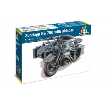 Italeri 1/9 ZUNDAPP KS 750 with Side Car 7406 