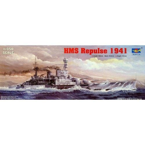 1/350 Trumpeter HMS Repulse 1941 British Battleship  05312