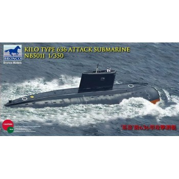 1/350 Bronco Russian Kilo Type 636 Attack Submarine NB5011  
