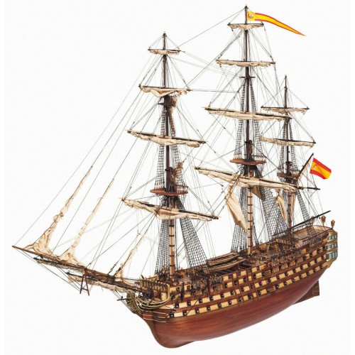 Occre Santisima Trinidad 1:90 Scale Wooden Model Ship Kit 15800