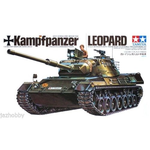 1/35 Tamiya West German Medium Tank Kampfpanzer Leopard 35064 