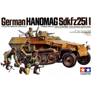 1/35 Tamiya German Hanomag Sonderkraftfahrzeug 251/1 Kit-Ca120  35020