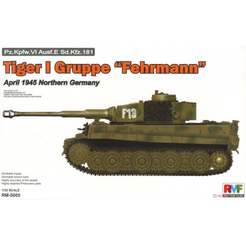1/35 Rye Field Tiger I Gruppe "Fehrmann" April 1945 RFM5005